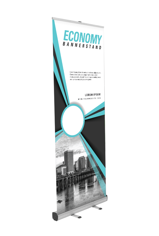 Economy retractable banner stand main image