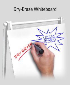 close up of dry erase whiteboard surface on sign