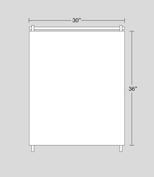 30" x 36" sign dimensions