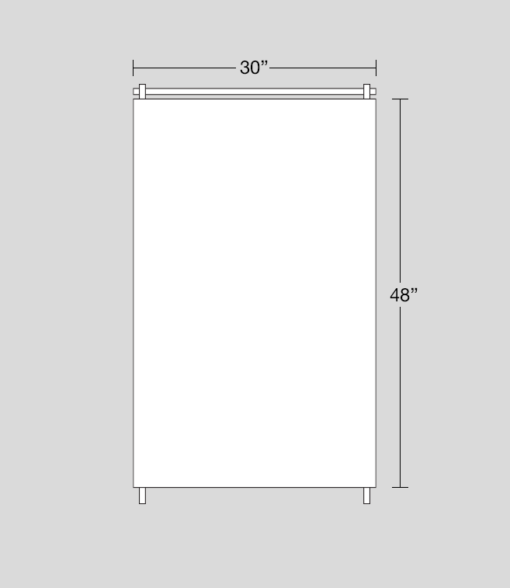 30" x 48" sign dimensions