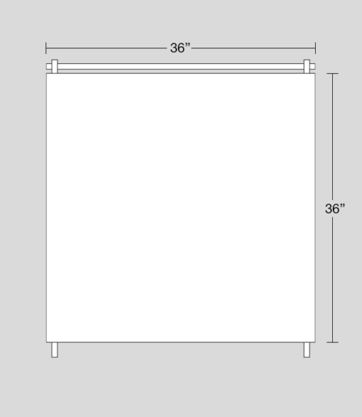 36" x 36" sign dimensions