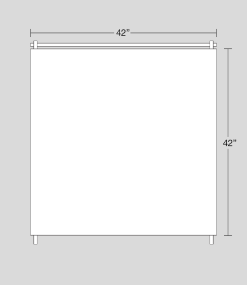 42" x 42" sign dimensions