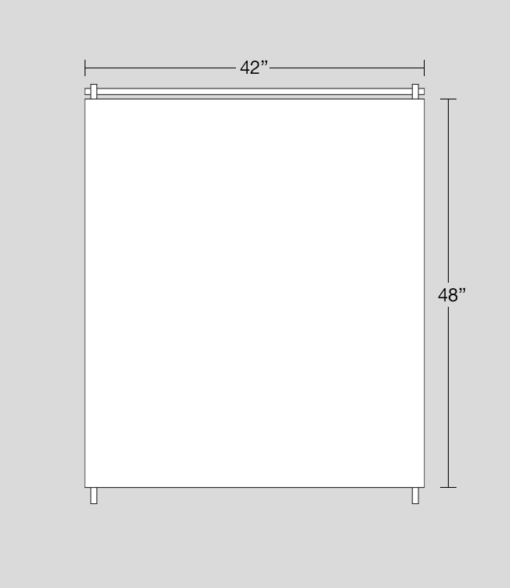 42" x 48" sign dimensions
