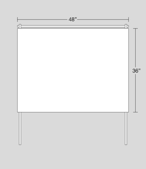 48" x 36" sign dimensions