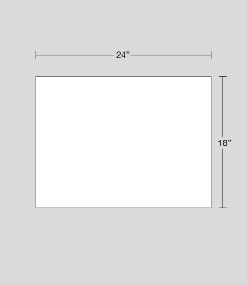 24" x 18" sign dimensions