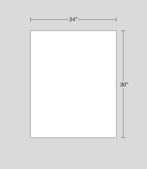 24" x 30" sign dimensions
