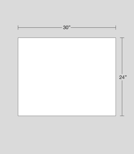 30" x 24" sign dimensions