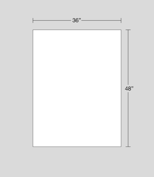 36" x 48" sign dimensions