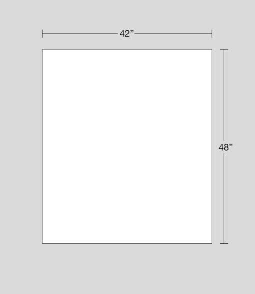 42" x 48" sign dimensions