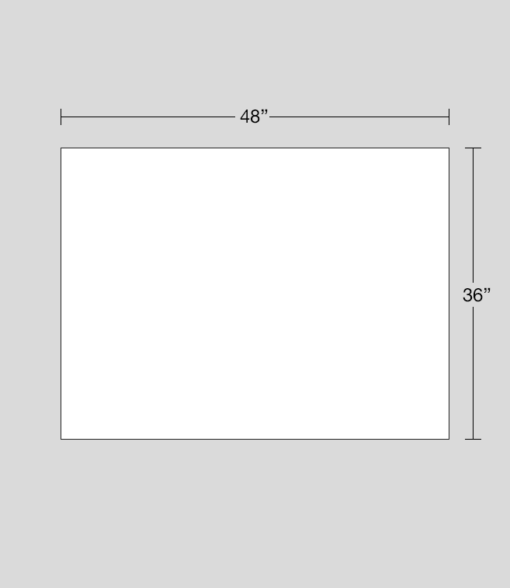 48" x 36" sign dimensions