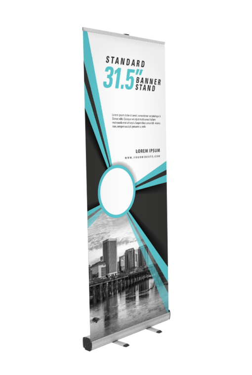 Standard 31.5″ Banner Stand Overnight Banner Stand