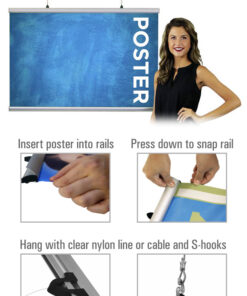 Poster snap rails instructions