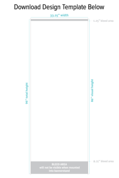 ultra-premium banner stand BannerBug template