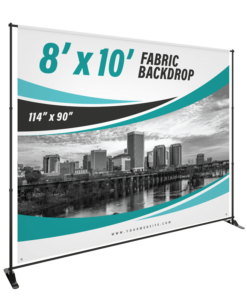 Full graphic 8' x 10' Fabric Backdrop