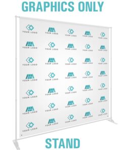 8' x 8' Fabric Backdrop Replacement Graphics - Image 2