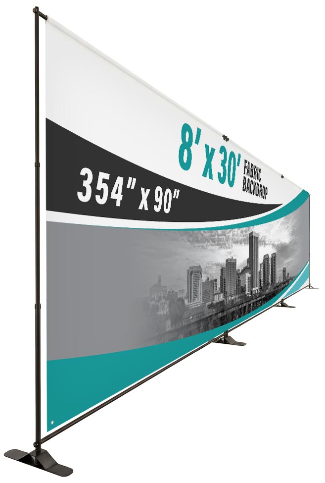 8' x 30' Fabric Backdrop